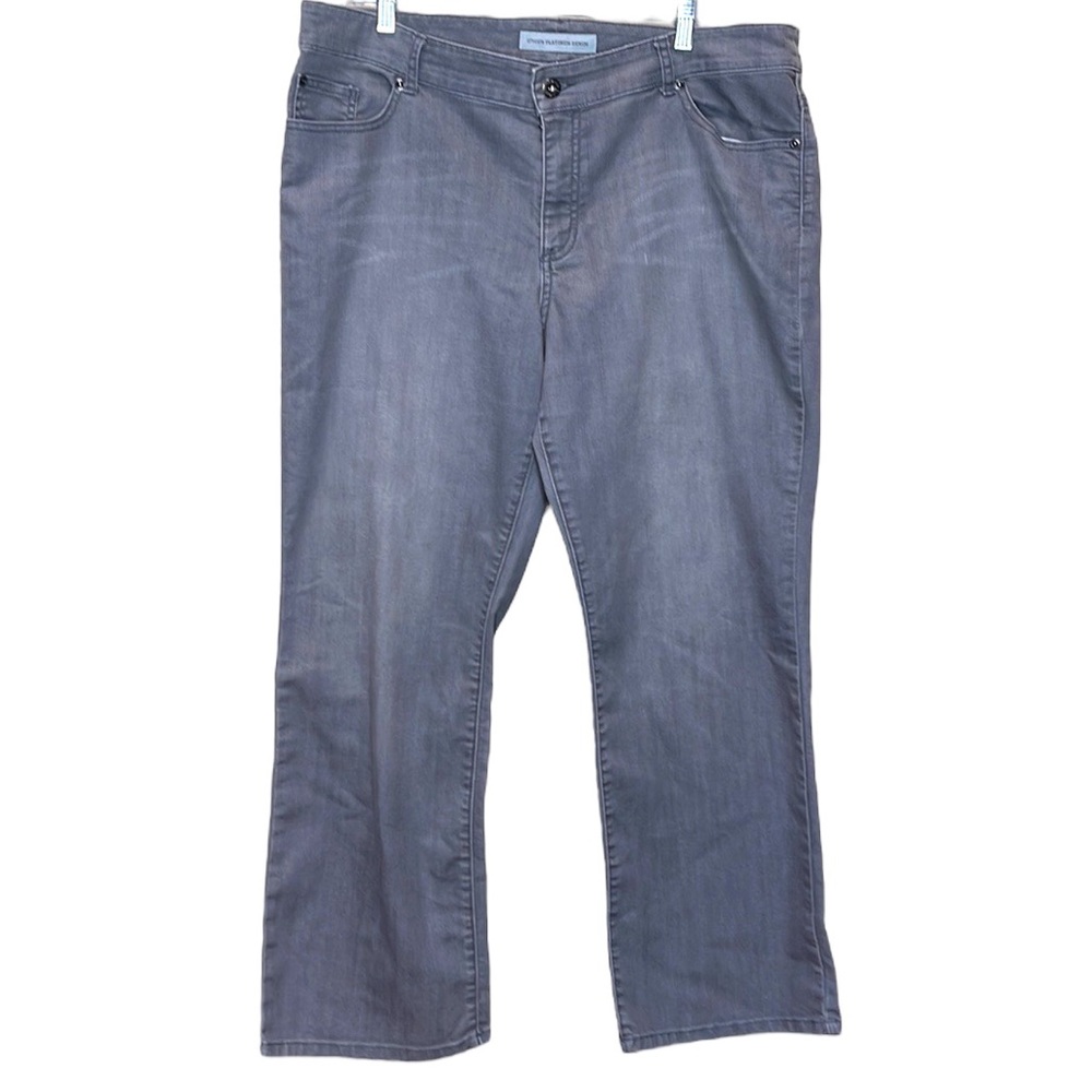 Chicos Platinum Denim Grey Jeans